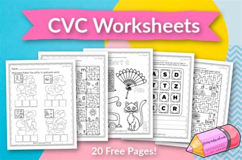 25 CVC Word Worksheets For Kindergarten: Free & Easy Print - The - Worksheets Library