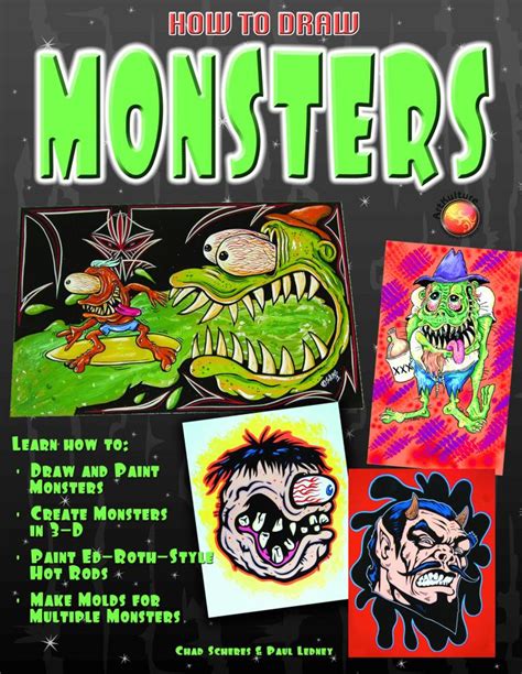 How to Draw Monsters (BOOK-HTDM) - Mack Brush