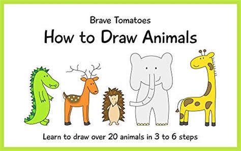 How to Draw Animals (Step by step drawing books for kids Book 1) eBook ...