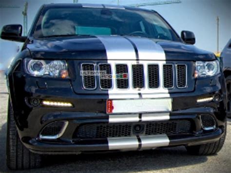 Decal Sticker Vinyl Body Racing Stripe Kit Compatible with Jeep Grand Cherokee WK2 SRT8 ...