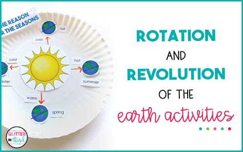 Ideas for Earth rotation and revolution activities - Glitter in Third