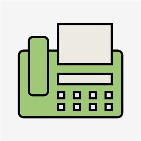 Fax Machine Line Filled Icon, Line Icons, Fax Icons, Machine Icons PNG ...