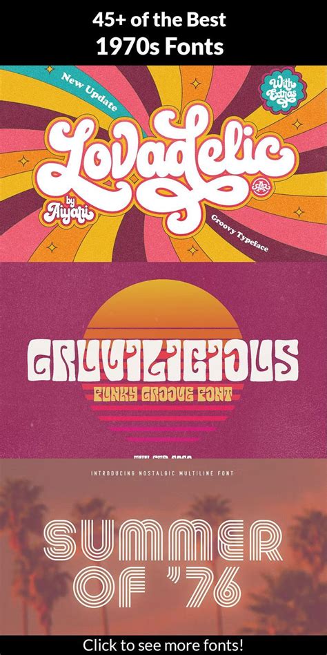 45+ Groovy Retro Fonts Inspired by the ’70s