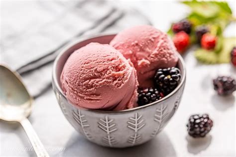 Blackberry Ice Cream Recipe - Saving Room for Dessert