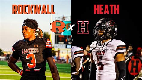 THE BATTLE OF ROCKWALL 🔥🔥 Rockwall vs Rockwall-Heath | Texas High School Football - YouTube