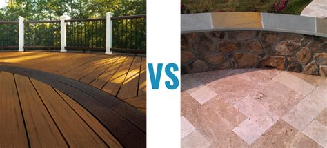 Deck Vs Paver Patio - Patio Ideas