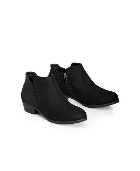 AVENUE Womens Freisa Ankle Boot - black - Macy's