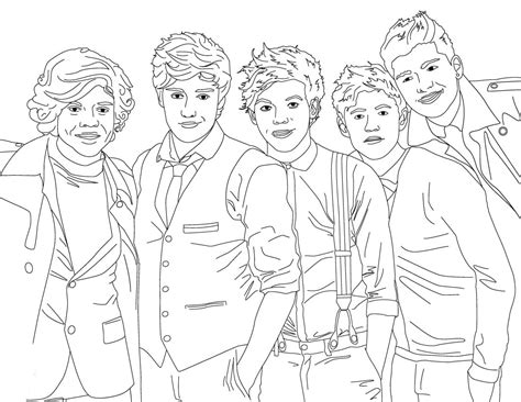 29+ one direction coloring pages - MaryroseLex