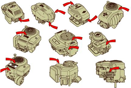 Small Engine Source.com Briggs & Stratton Vertical Model Number Locations