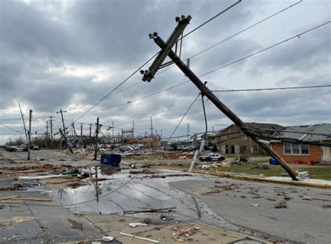 PHOTO Of Homes Destroyed By Tornado In Bowling Green Kentucky