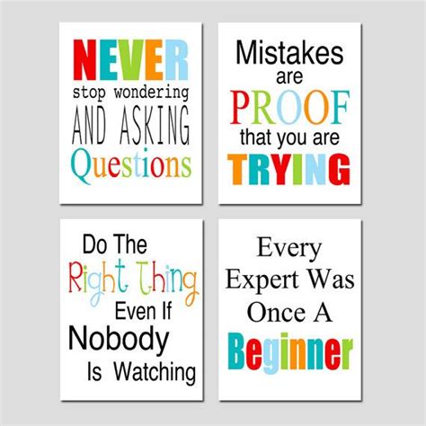 Classroom Wall Decor, Classroom Wall Art, Playroom Quotes, Decor for Classroom, Inspirational ...