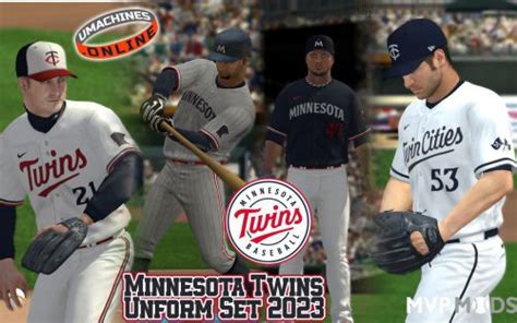 2023 Minnesota Twins Uniform Set - Uniforms - MVP Mods