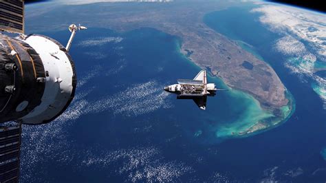 Space Shuttle Over Florida