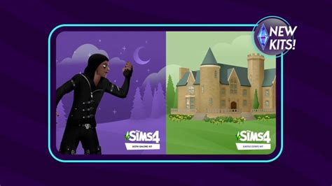 New Sims 4 Kits: Goth Galore and Castle Estate Release Info