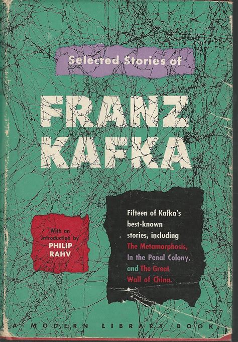 BIBLIO | Selected Short Stories of Franz Kafka by Kafka, Franz) Muir ...