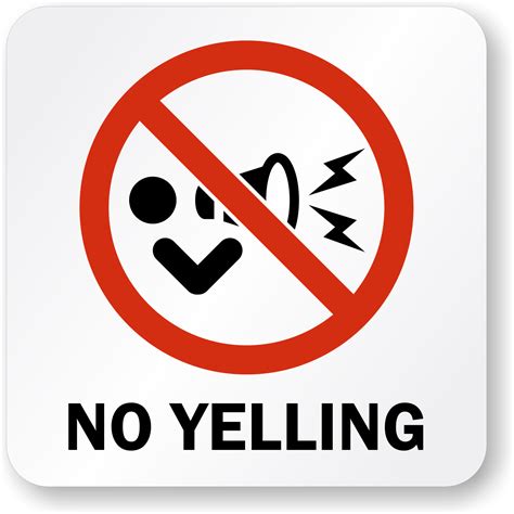 No Yelling Anti-Skid Pool Marker Signs, SKU: MK-0279