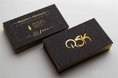 Embossed Business Cards - Business Card Tips