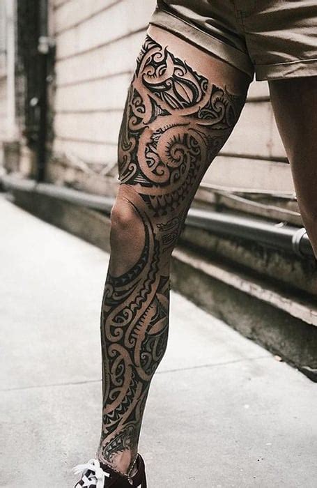 25 Epic Leg Tattoos for Men in 2024 - The Trend Spotter