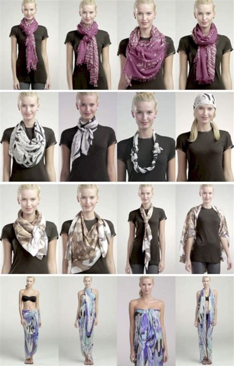 Great Ways To Tie A Scarf 08 | Ways to wear a scarf, How to wear ...