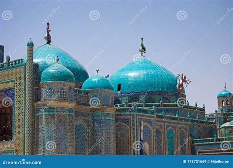 Blue Mosque, Mazar -e Sharif, Afghanistan Royalty-Free Stock Photo ...