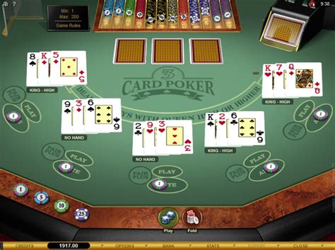 3 Card Poker Free Online Multiplayer