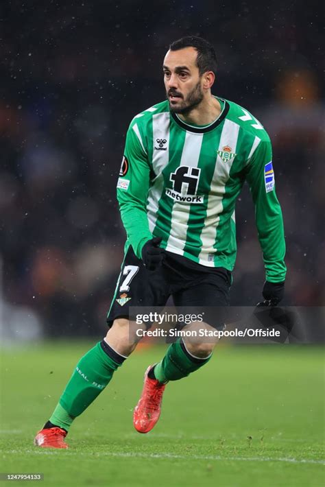 Juanmi of Real Betis during the UEFA Europa League round of 16 leg ...