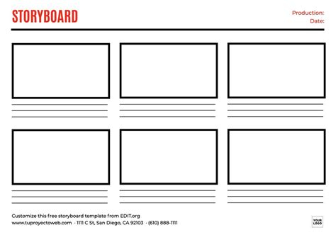 Free Storyboard templates: Create custom Storyboards