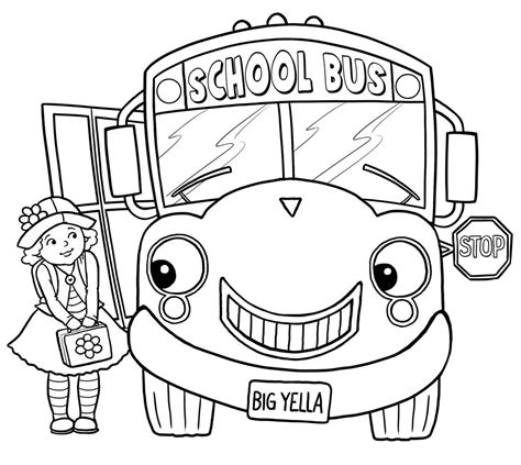 School Bus Coloring Pages Pictures Train Coloring Pages, School Coloring Pages, Coloring Sheets ...