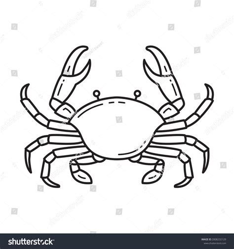 13,193 Crab Outline Images, Stock Photos & Vectors | Shutterstock