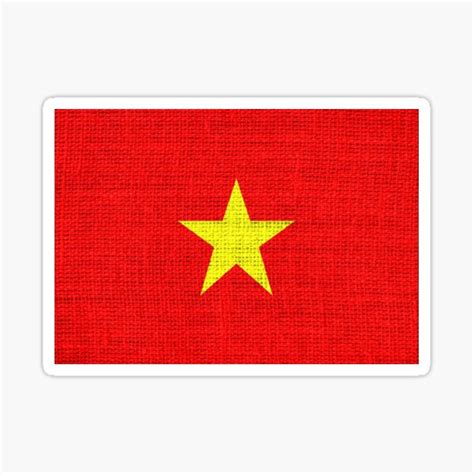 "Vietnam flag" Sticker by enhan | Redbubble