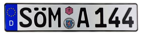 Sömmerda German License Plate – ZPlates.com