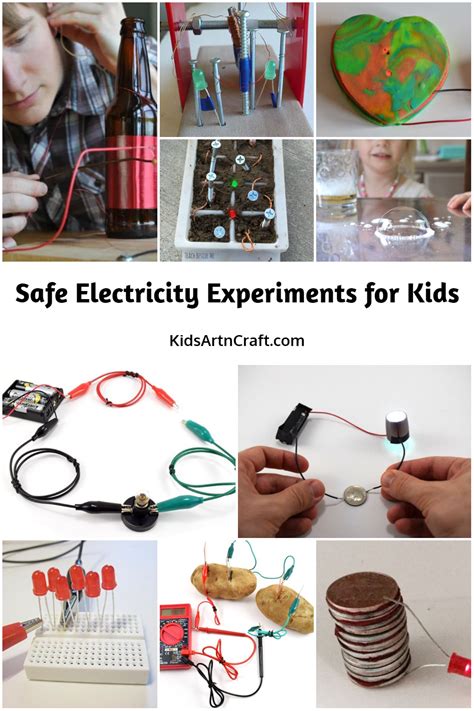 Safe Electricity Experiments for Kids - Kids Art & Craft