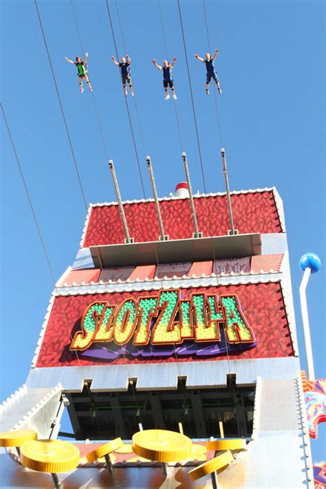 Official Site of the SlotZilla Zip Line in Downtown Las Vegas