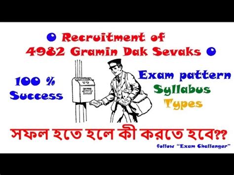 4982 Gramin Dak Sevaks | Exam Pattern, Syllabus , Types - YouTube