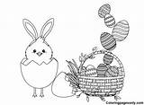 Easter Chick Coloring Pages Printable For Free Download sketch template