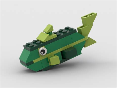 LEGO MOC Fish (11007) by kemubrix | Rebrickable - Build with LEGO