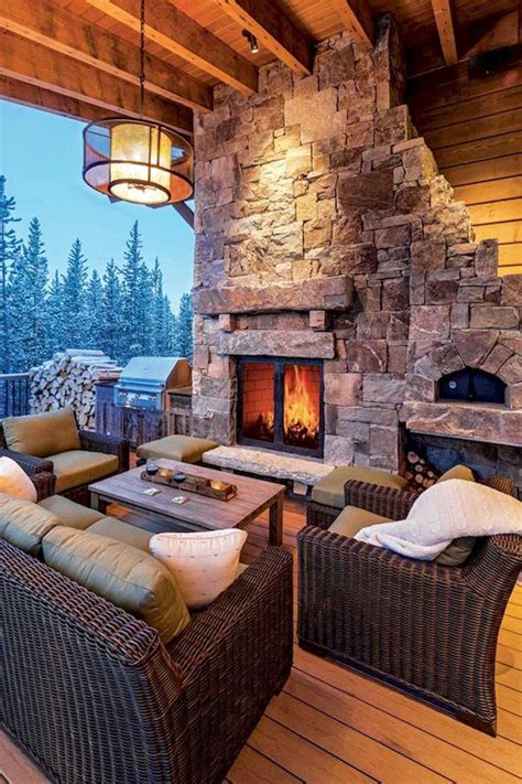 Favorite Log Cabin Homes Fireplace Design Ideas - FRUGAL LIVING | Home fireplace, Log cabin ...