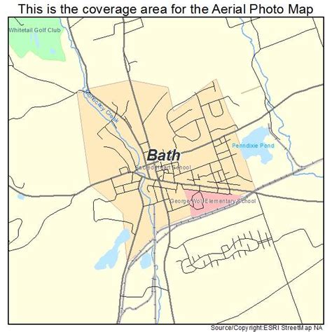 Aerial Photography Map of Bath, PA Pennsylvania