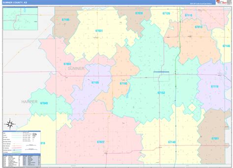 Maps of Sumner County Kansas - marketmaps.com