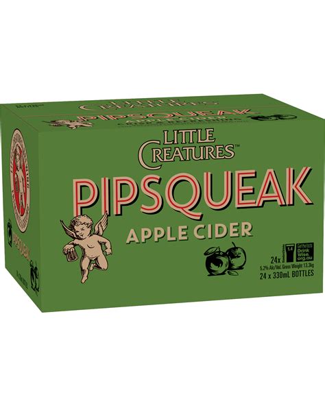 Buy Little Creatures Pipsqueak Apple Cider Bottles 330mL | Dan Murphy's Delivers