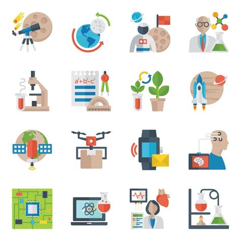 Science And Technology Icons Pack 16761931 Vector Art at Vecteezy