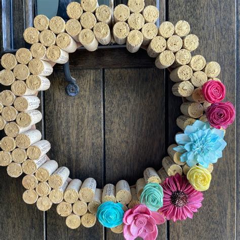 Cork Wreath - Etsy