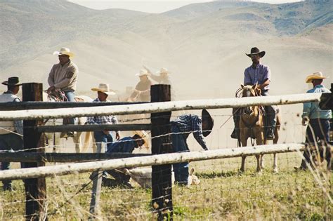 Cowboys Riding a Horse Near Gray Wooden Fence Taken during Dayitme ...