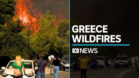 Thousands evacuated as more than 80 fires rage through Greece - ABC News