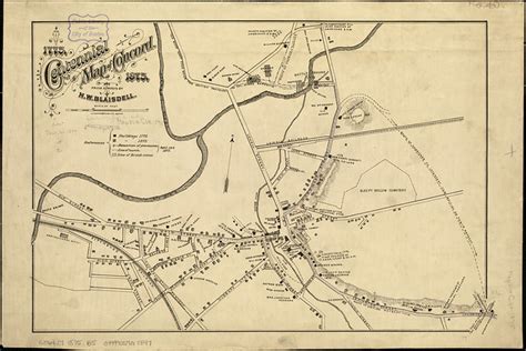 Centennial map of Concord, 1775-1875 | Flickr - Photo Sharing!