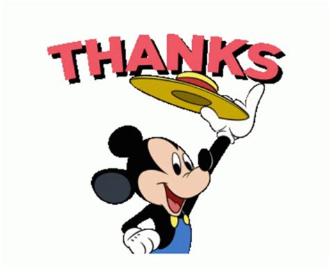 Mickey Mouse Thanks GIF - MickeyMouse Thanks ThankYou - Discover ...