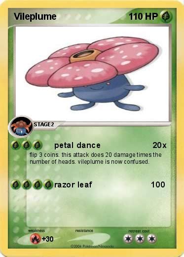 Pokémon Vileplume 10 10 - petal dance - My Pokemon Card