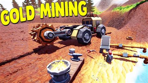 NEW Building Mining Base in Open World Gold Mining Simulator | Hydroneer Gameplay - YouTube