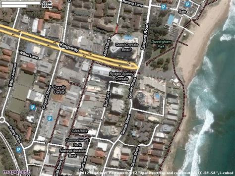 Map of Cronulla, Australia | MapQuest Rydges Sydney - Mark's hotel | Map, Mark hotel, City photo