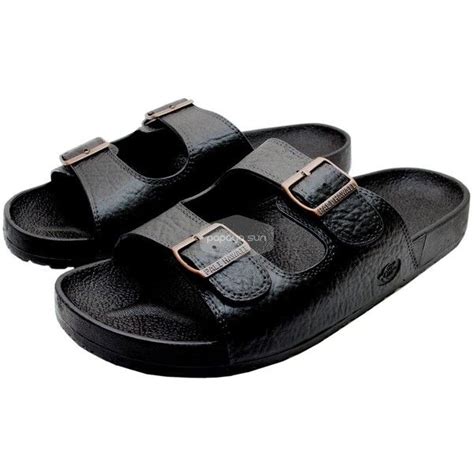 Pali Hawaii Jandals with Buckle Black Jesus Hawaiian Sandal ($19) liked on Polyvore featuring ...